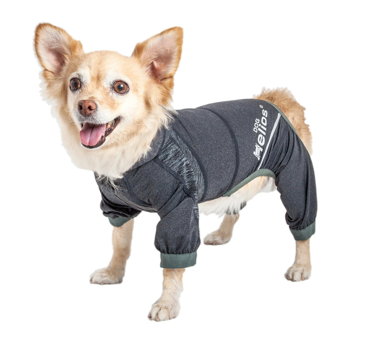 Dog Helios ® 'Namastail' Lightweight 4-Way-Stretch Yoga Performance Dog Tracksuit Hoodie - BIG FRENCHIES
