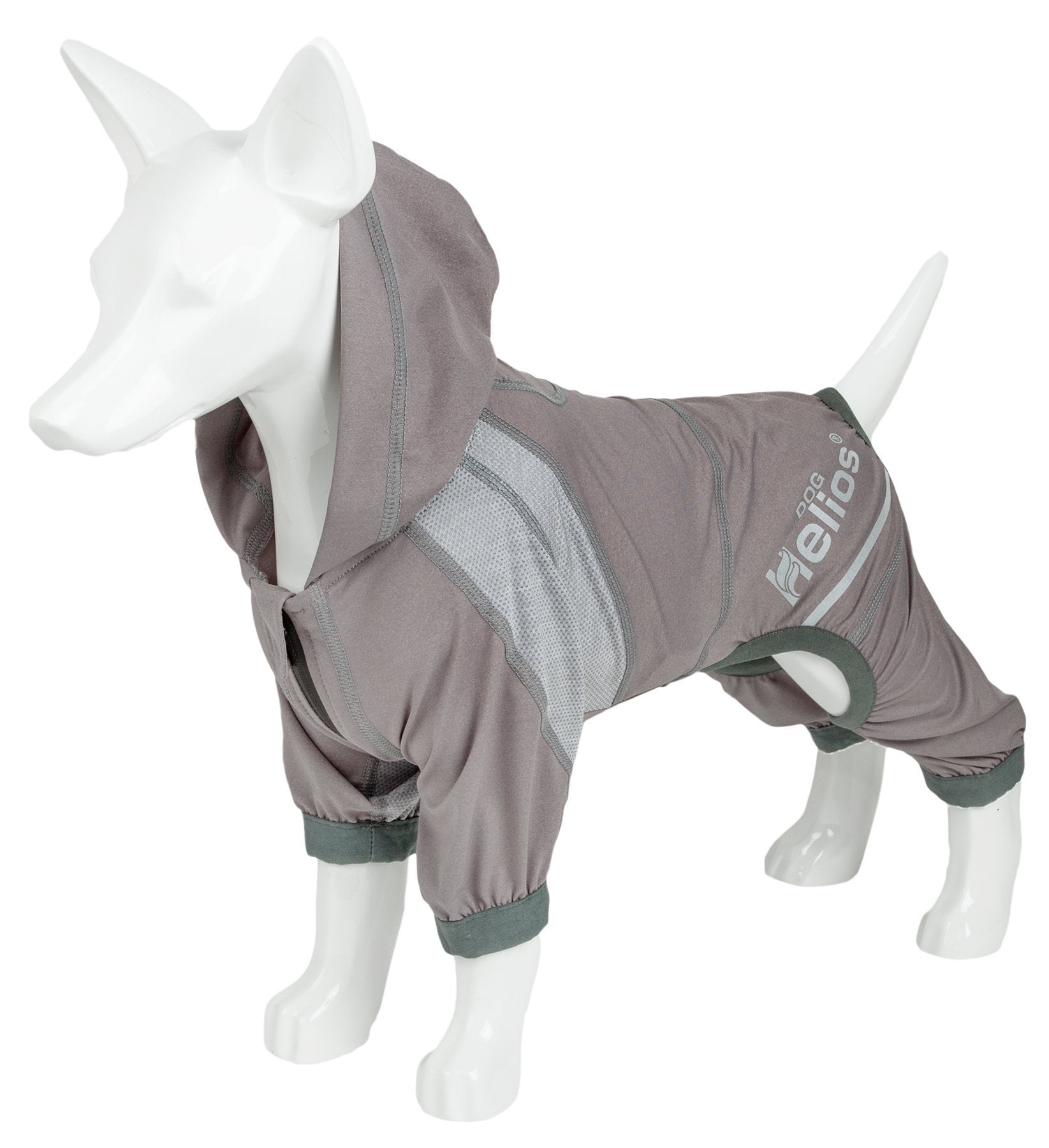 Dog Helios ® 'Namastail' Lightweight 4-Way-Stretch Yoga Performance Dog Tracksuit Hoodie - BIG FRENCHIES