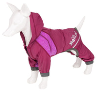 Dog Helios ® 'Namastail' Lightweight 4-Way-Stretch Yoga Performance Dog Tracksuit Hoodie - BIG FRENCHIES