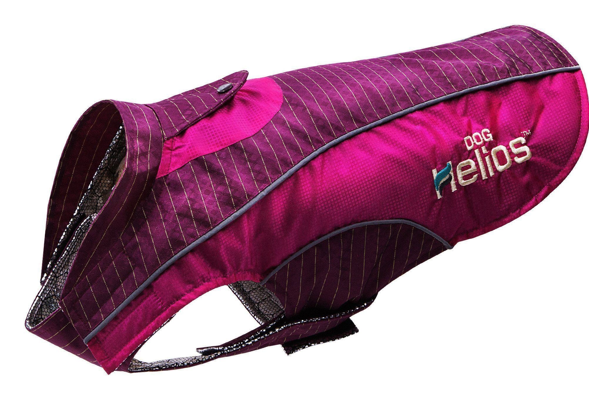 Dog Helios ® 'Reflecta-Bolt' Tri-Hook-and-Loop Waterproof Performance Dog Coat - BIG FRENCHIES