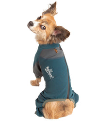 Dog Helios ® 'Rufflex' Mediumweight 4-Way-Stretch Fitness Yoga Dog Tracksuit Jacket - BIG FRENCHIES