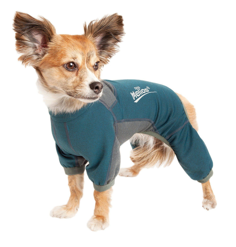 Dog Helios ® 'Rufflex' Mediumweight 4-Way-Stretch Fitness Yoga Dog Tracksuit Jacket - BIG FRENCHIES