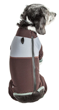 Dog Helios ® 'Tail Runner' Lightweight 4-Way-Stretch Breathable Yoga Dog Tracksuit - BIG FRENCHIES