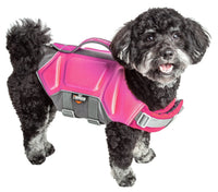 Dog Helios ® 'Tidal Guard' Multi-Point Strategically-Stitched Reflective Pet Dog Life Jacket Vest - BIG FRENCHIES