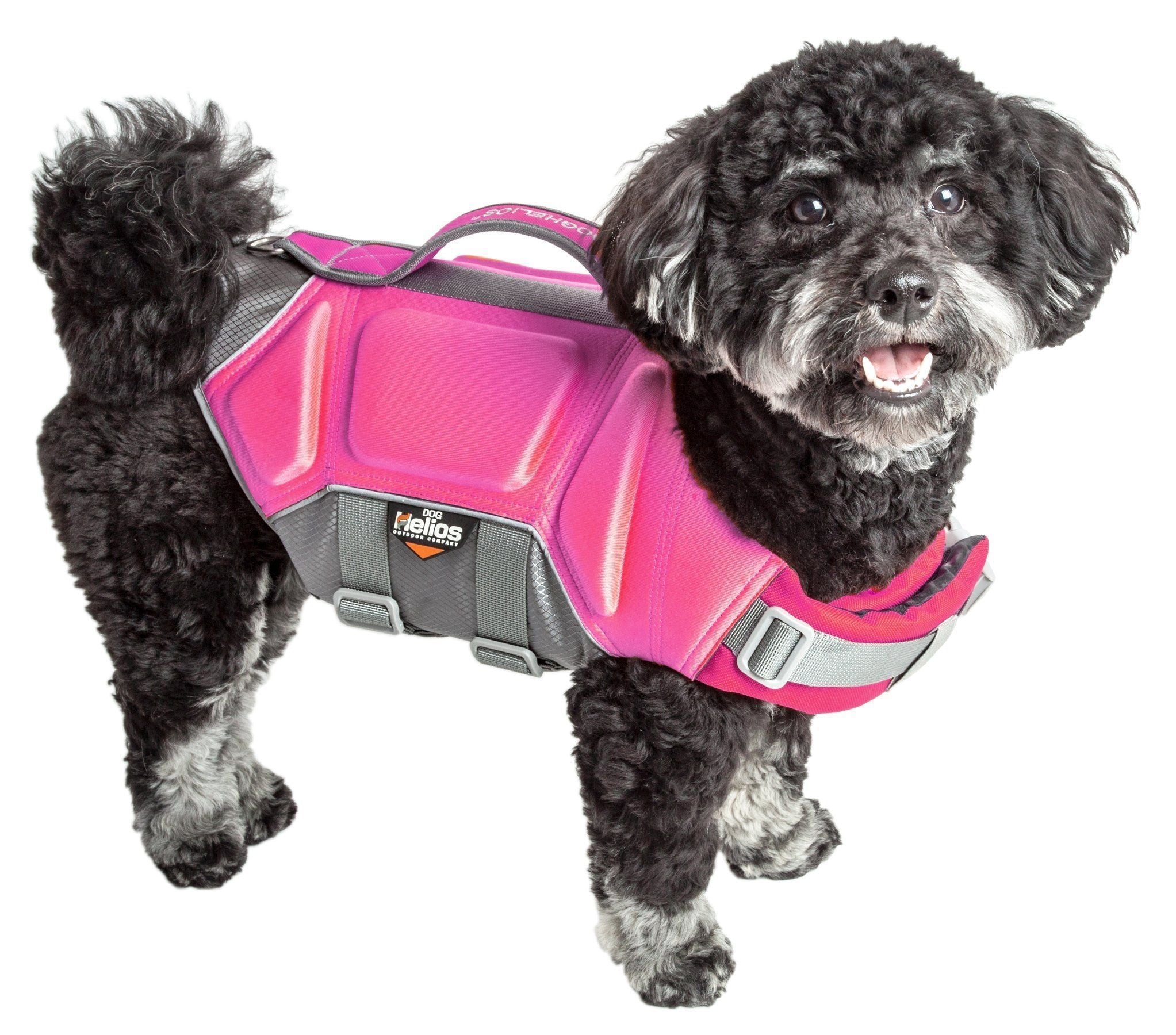 Dog Helios ® 'Tidal Guard' Multi-Point Strategically-Stitched Reflective Pet Dog Life Jacket Vest - BIG FRENCHIES