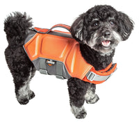 Dog Helios ® 'Tidal Guard' Multi-Point Strategically-Stitched Reflective Pet Dog Life Jacket Vest - BIG FRENCHIES