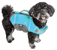 Dog Helios ® 'Tidal Guard' Multi-Point Strategically-Stitched Reflective Pet Dog Life Jacket Vest - BIG FRENCHIES