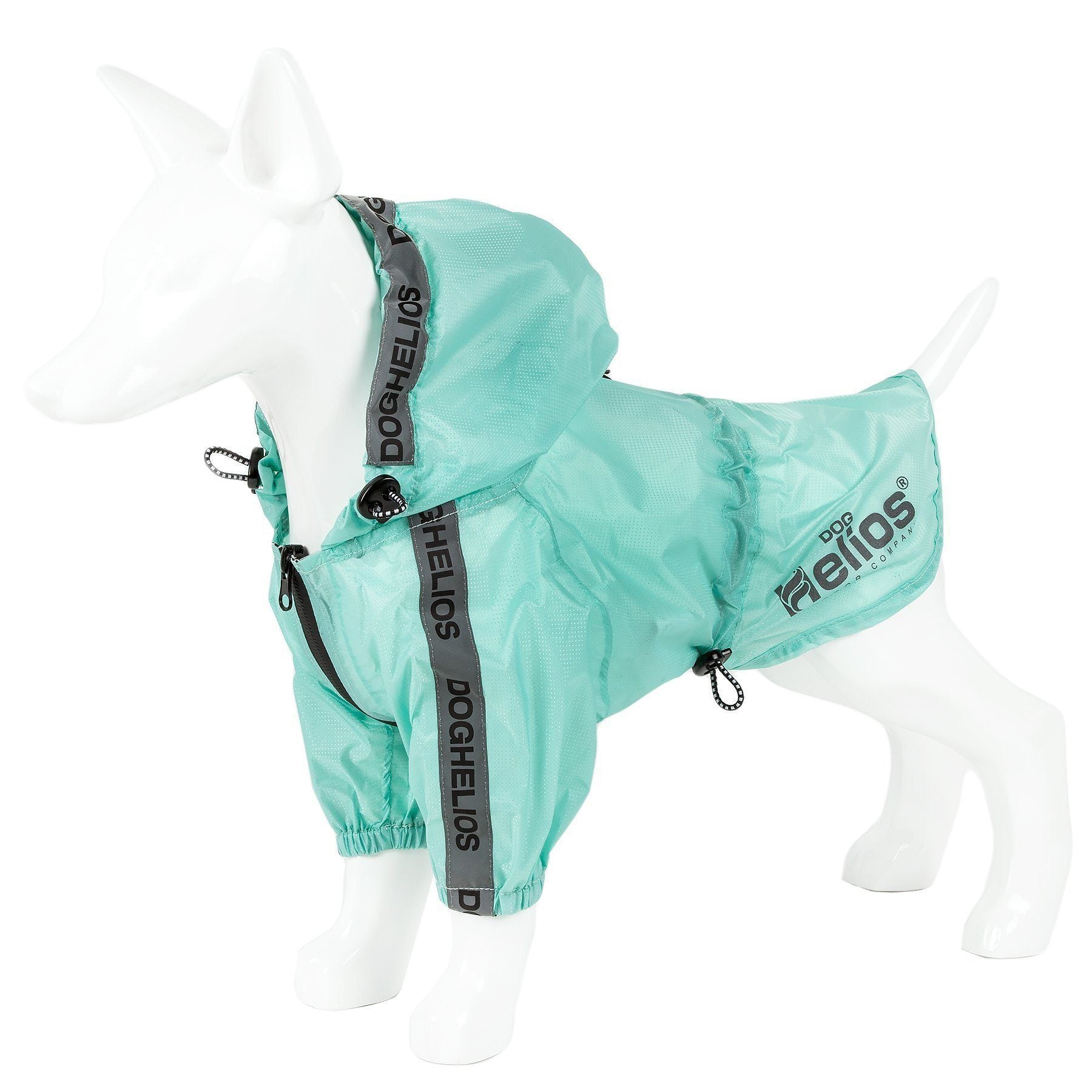 Dog Helios ® 'Torrential Shield' Adjustable and Waterproof Dog Raincoat Poncho - BIG FRENCHIES