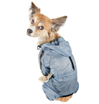 Dog Helios ® 'Torrential Shield' Waterproof and Adjustable Full Body Dog Raincoat - BIG FRENCHIES