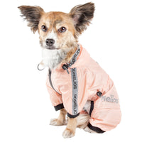 Dog Helios ® 'Torrential Shield' Waterproof and Adjustable Full Body Dog Raincoat - BIG FRENCHIES