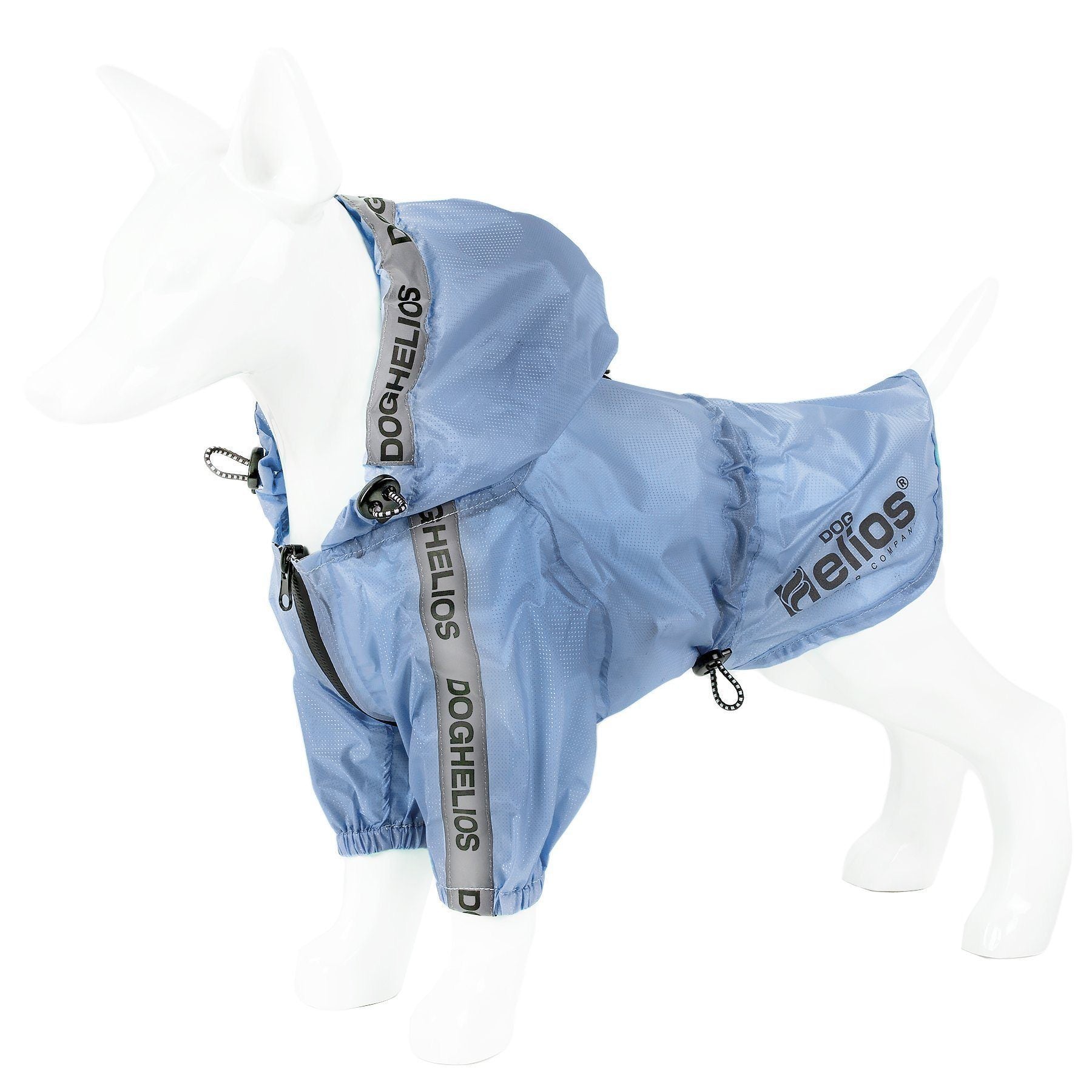 Dog Helios ® 'Torrential Shield' Adjustable and Waterproof Dog Raincoat Poncho - BIG FRENCHIES