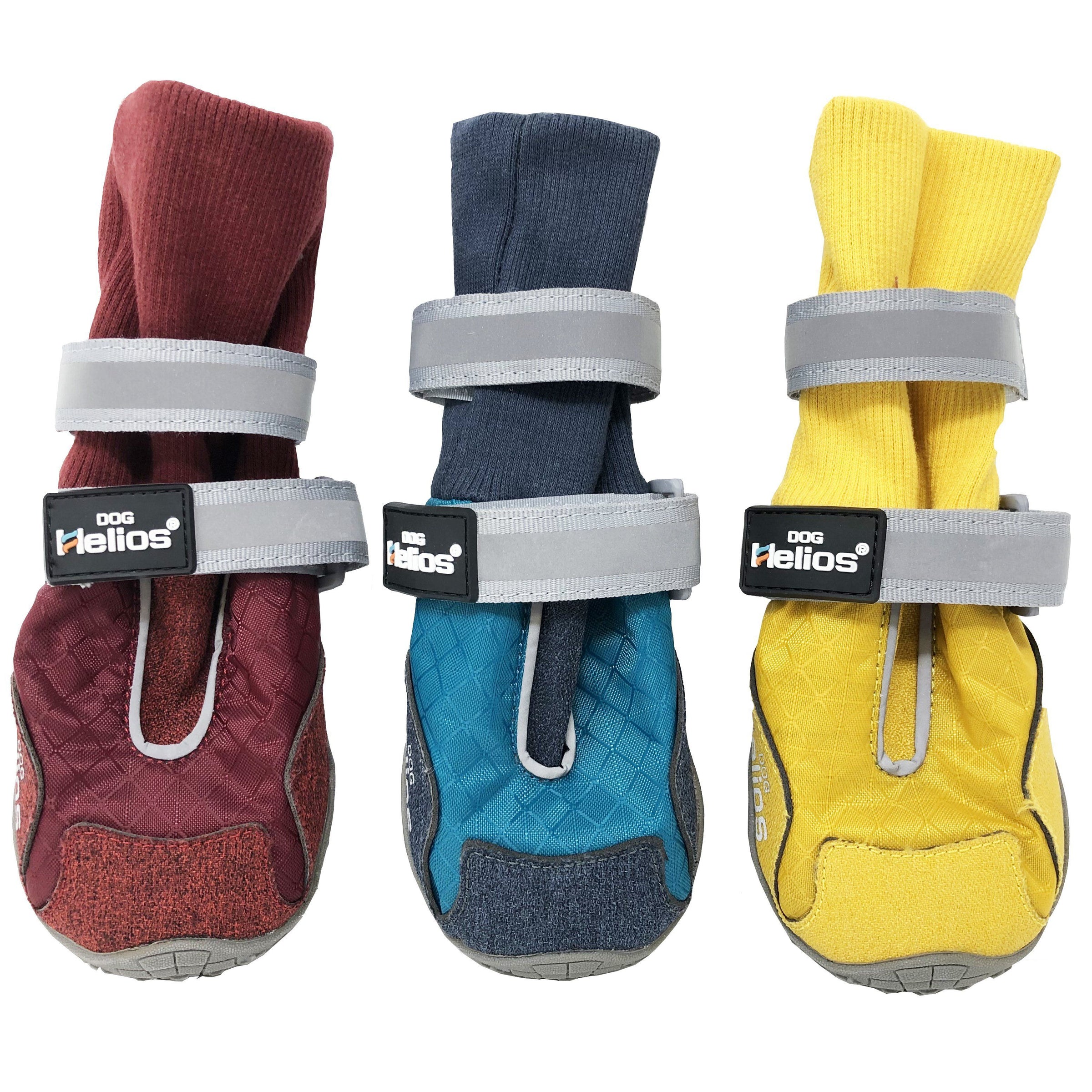 Dog Helios 'Traverse' Premium Grip High-Ankle Outdoor Dog Boots - Set Of 4 - BIG FRENCHIES