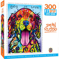 Dog is Love - Dean Russo 300 Piece EZ Grip Puzzle by MasterPieces Puzzles - BIG FRENCHIES