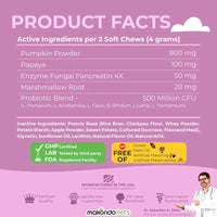 Dog Probiotics Digestive Enzymes - 120 Soft Chews - BIG FRENCHIES