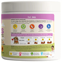 Dog Probiotics Digestive Enzymes - 120 Soft Chews - BIG FRENCHIES