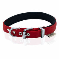 Doggie Comfort Red Woven Dog Collar Small 2 x 30-35 cm