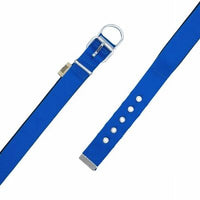 Doggie Comfort Woven Dog Collar Royal Blue 3x42-50 cm