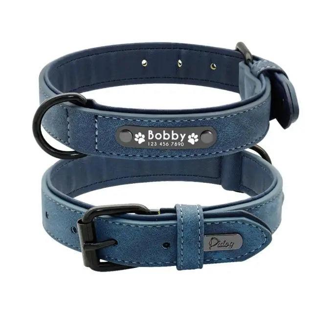 Dogs Collars Personalized Padded Collar Leather Dog Walking Leash For Small Medium Large Dogs Dog Collar and Leash Dog Collar and Leash Leather Padded Dogs Collars Lead Rope