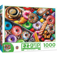 Donut Delights 1000 Piece EZ Grip Jigsaw Puzzle | Masterpieces Puzzles - BIG FRENCHIES