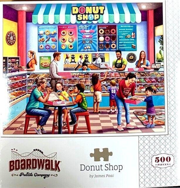 Donut Shop 500 Piece Jigsaw Puzzle by Boardwalk Puzzles - BIG FRENCHIES