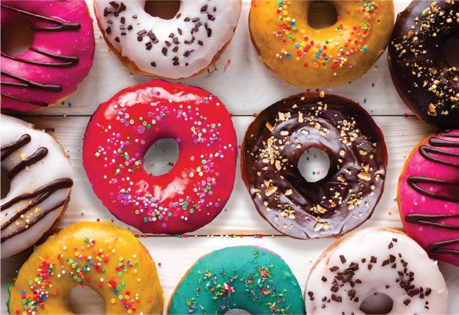 Donuts Mini Jigsaw Puzzle | MicroPuzzles