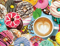 Donuts N' Coffee 500 Piece Jigsaw Puzzle by Springbok Puzzles - BIG FRENCHIES
