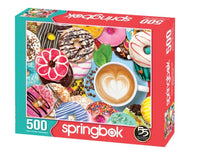 Donuts N' Coffee 500 Piece Jigsaw Puzzle by Springbok Puzzles - BIG FRENCHIES