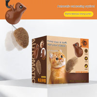 MEACAOFG Automatic cat teaser squirrel toys self hi boredom teaser cat stick kitten cat toys electric smart cat toys