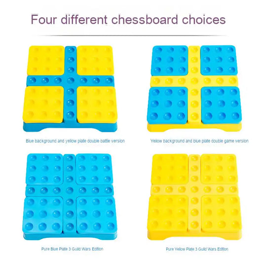 MEACAOFG Rotating backgammon spatial logic thinking training children students educational toys parent-child interaction desktop games