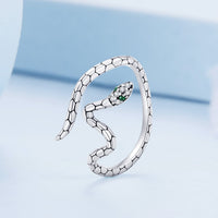 925 Sterling Silver Pavé Setting CZ Oxidized Silver Ring for Women