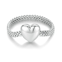 925 Sterling Silver 2.5mm Width Ring for Women