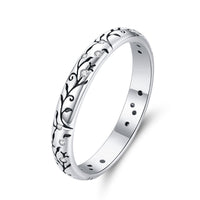 925 Sterling Silver Ring - Size 6.0 - Stylish Minimalist Design for Women
