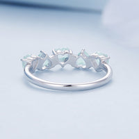 925 Sterling Silver Ring with 4.5mm Pavé Set CZ, Size 7, for Women