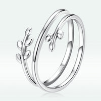 925 Sterling Silver Oxidized Ring for Women