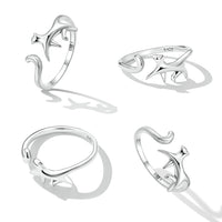 925 Sterling Silver Oxidized Ring for Women