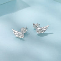 925 Sterling Silver White Gold Plated CZ Pavé Set 0.4x0.9 cm Earrings for Women