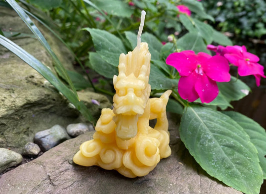 Dragon Beeswax Candle - BIG FRENCHIES