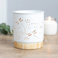 Dragonfly Matte Ceramic Oil Burner and Wax Warmer - BIG FRENCHIES