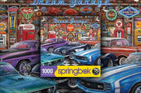 Dream Garage 1000 Piece Jigsaw Puzzle by Springbok Puzzles - Classic Car Puzzle - BIG FRENCHIES