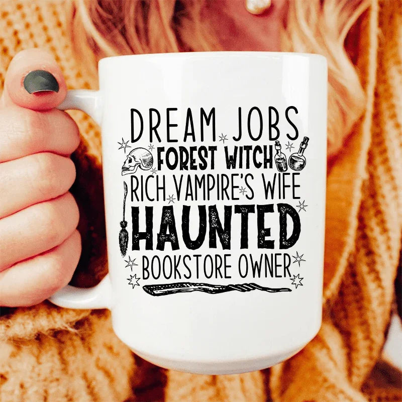 Dream Jobs Halloween Ceramic Mug 15 oz - BIG FRENCHIES