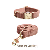 Personalized Dusty Pink Velvet Classic Set