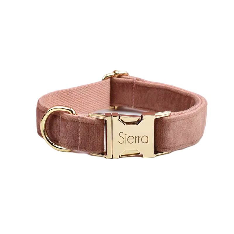 Personalized Dusty Pink Velvet Classic Set