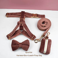 Personalized Dusty Pink Velvet Classic Set