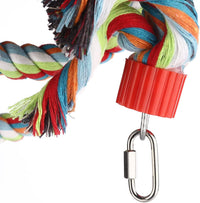 Bird Perch, Large Parrot Toys 63 Inch Climbing Rope Bungee Bird Toys - BIG FRENCHIES