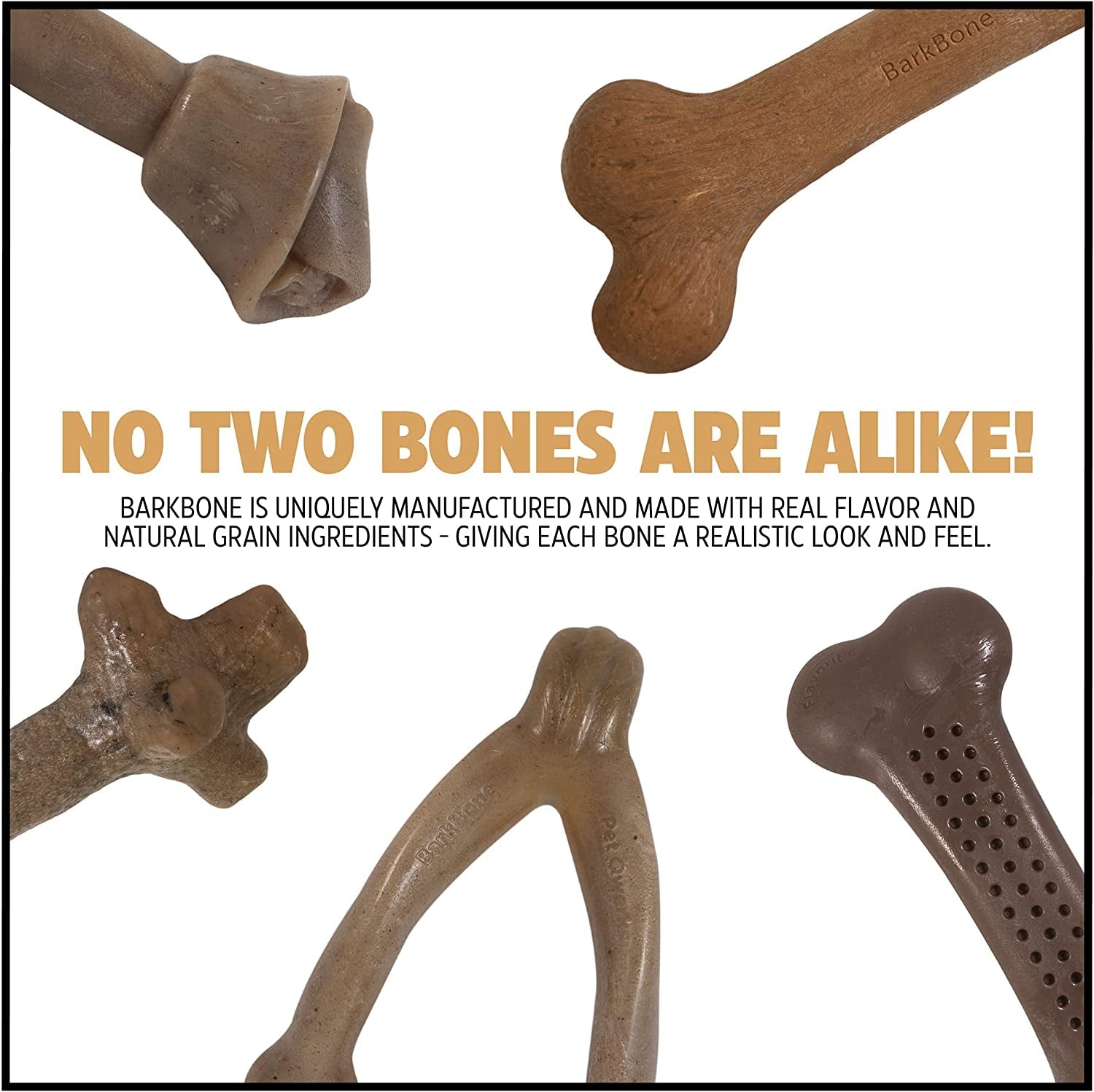 Nylon Dog Bone for Aggressive Chewers - BIG FRENCHIES