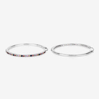 2.24 Carat Genuine Multi Sapphire .925 Sterling Silver Earrings