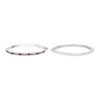 2.24 Carat Genuine Multi Sapphire .925 Sterling Silver Earrings