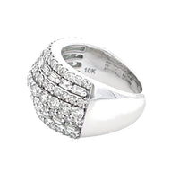 3.00ct Diamond Wedding Band Ring 10KT White Gold