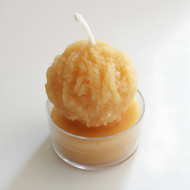 Yarn Ball Beeswax Tealights - BIG FRENCHIES