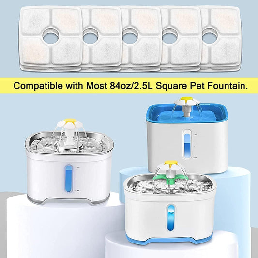 10 pack Cat Water Fountain Filters - BIG FRENCHIES